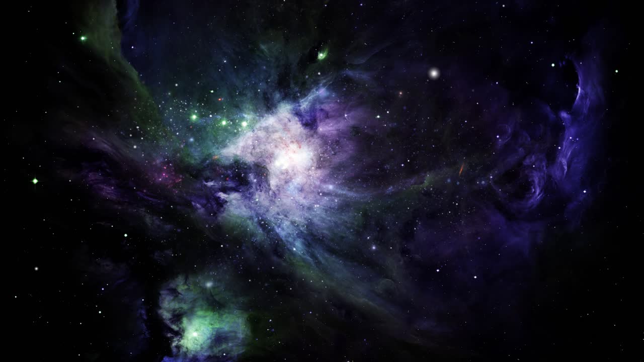 Nebula in the form of gas in the great universe