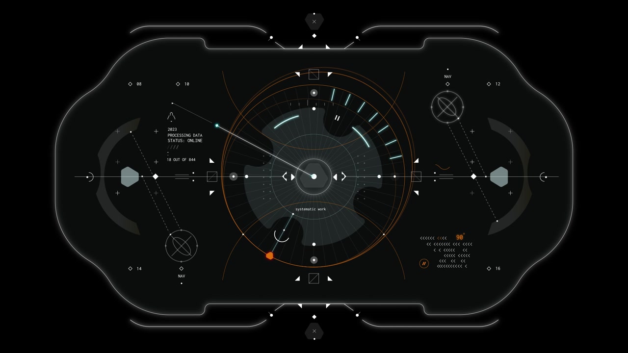 Futuristic HUD Interface