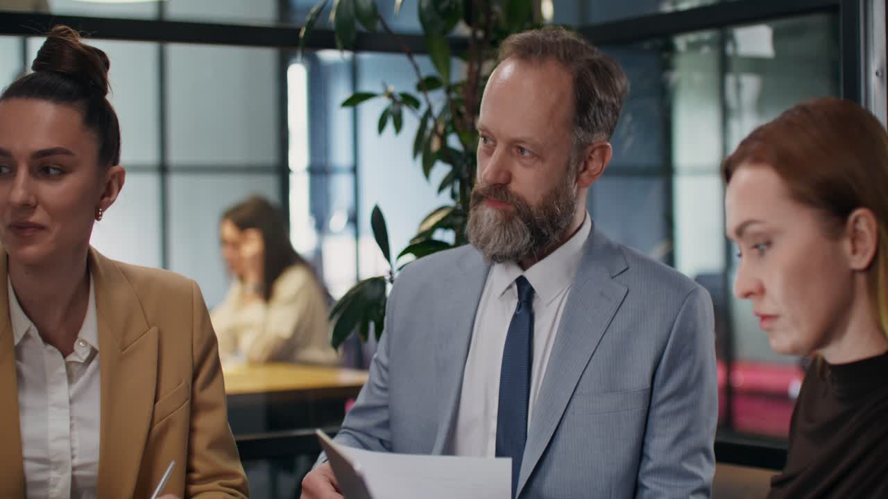 reunión de negocios en una oficina