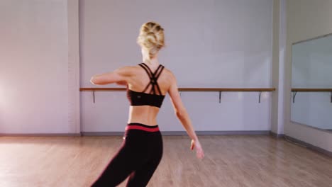 beautiful woman dancing