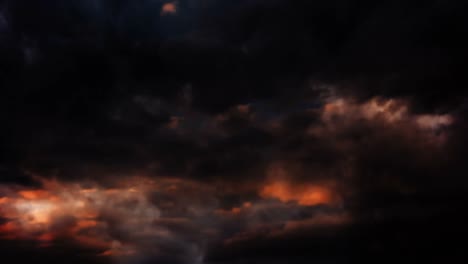 espectáculo de fuegos artificiales contra el cielo y las nubes 4k