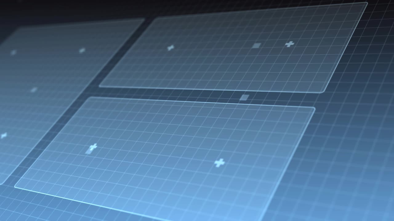 Blue oval appearing global map shifting, panels sliding, markers populating, presenting analytics