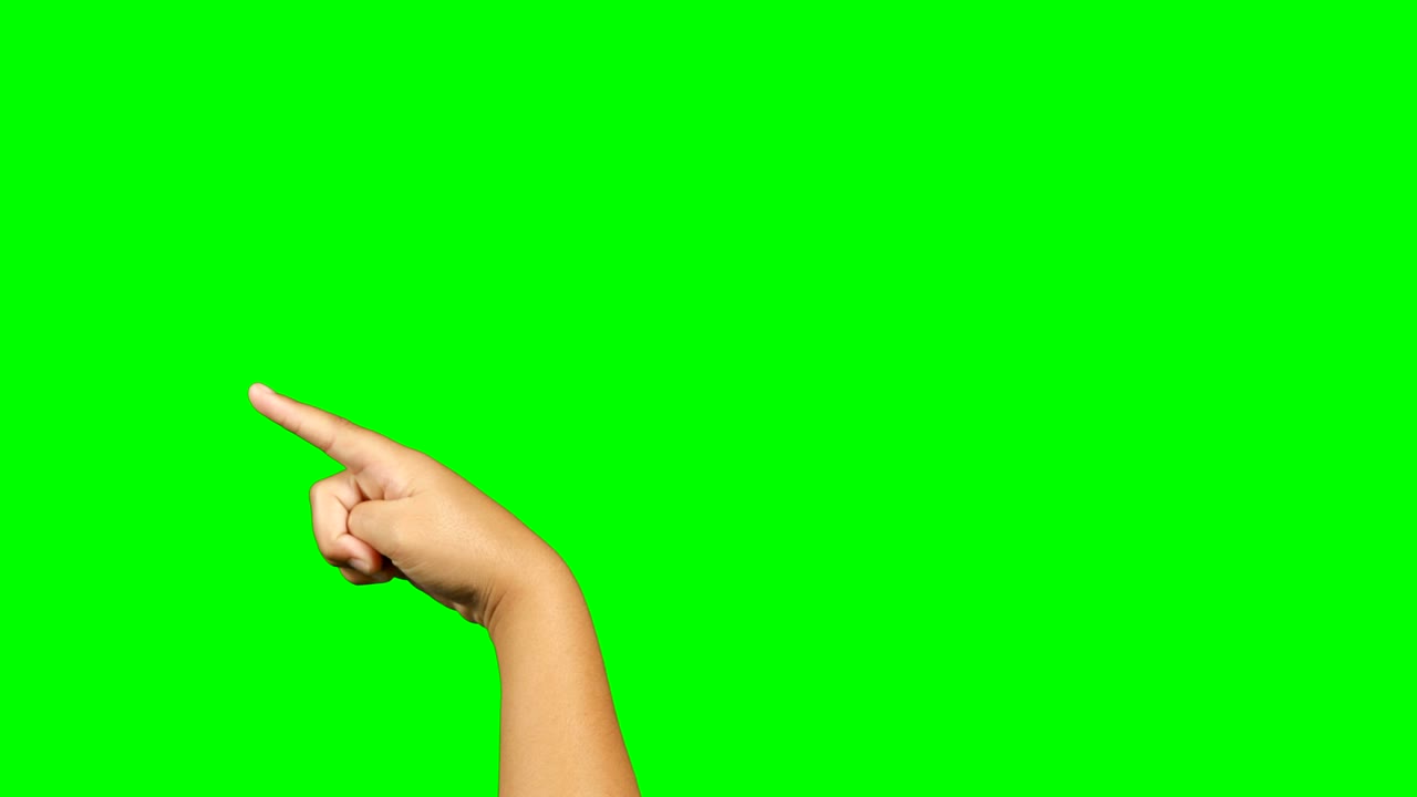 손짓을 하는 아이의 클로즈업