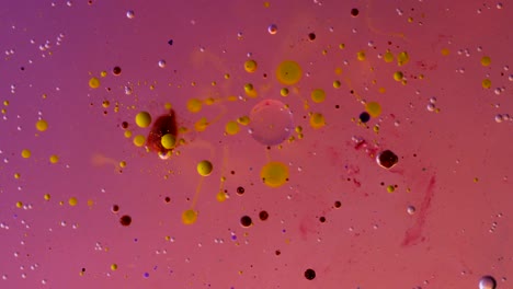 burbujas de aceite de color abstracto