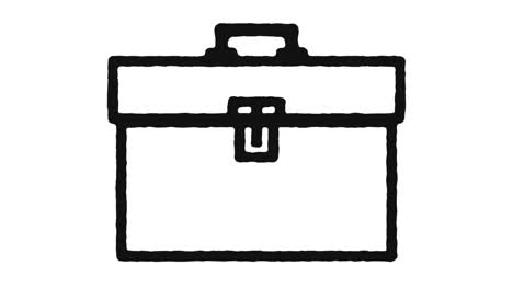 toolbox icon animation footage & alpha channel