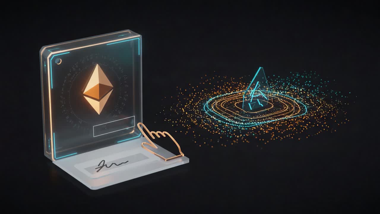 Innovative Digital Display Showcasing a Geometric Symbol with a Glowing Background, Highlighting Technology and Artistic Design Elements in a Modern Context