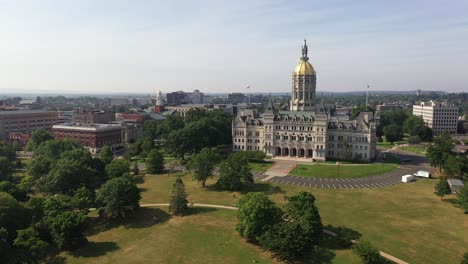 drone de la antena del capitolio de connecticut