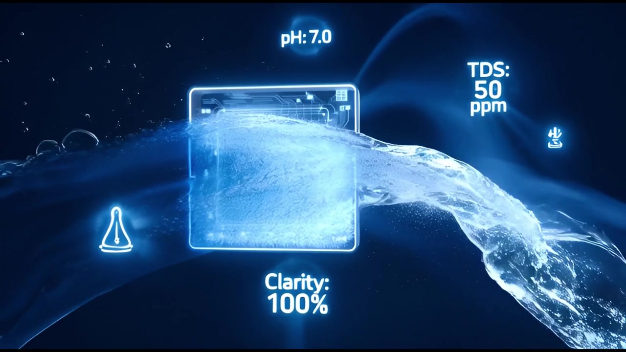 Digital Water Quality Analysis with pH, TDS, and Clarity Metrics