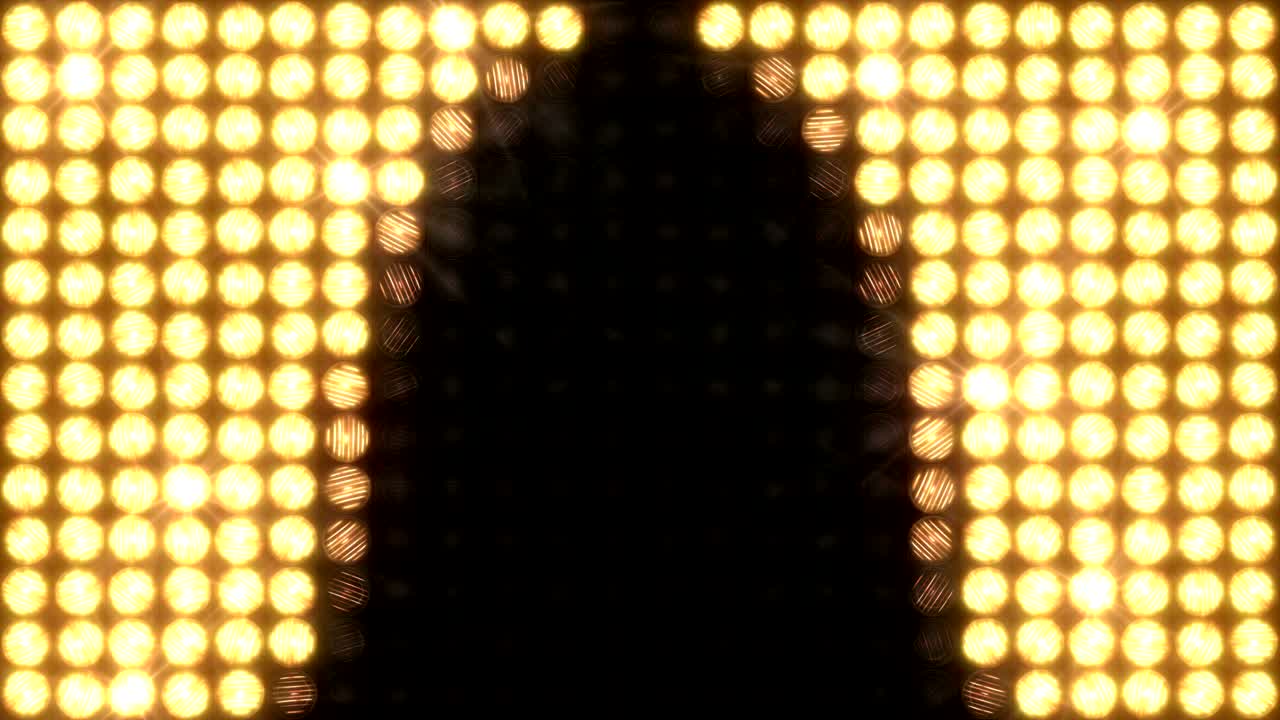 Different patterns of ignition and fading of the wall of light
