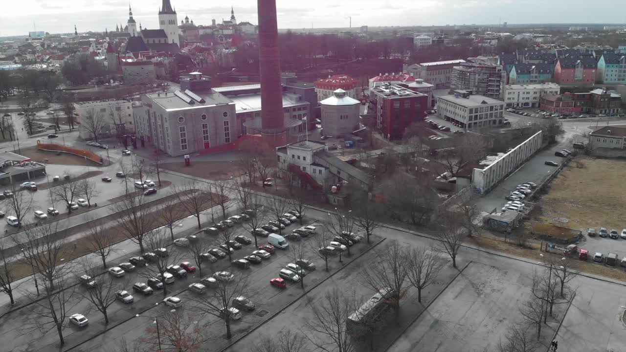 탈린 시내 풍경 항공 사진