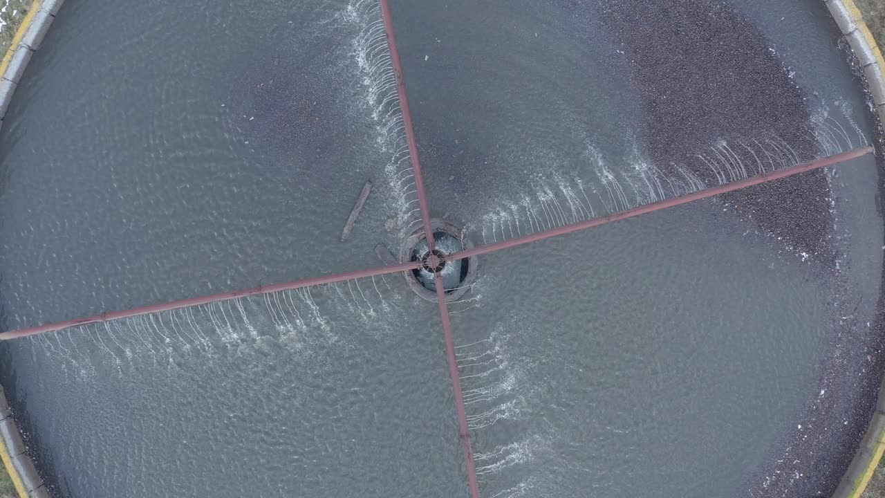 하수 시설, 공중 전망, 하수 청소, 정화 및 필터링