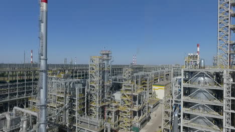 a vertical inspection of some unit of an oil refinery