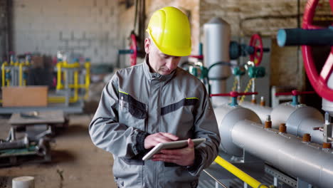 technician working at the factory