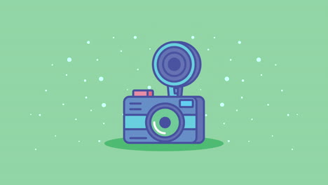 cute vintage camera illustration