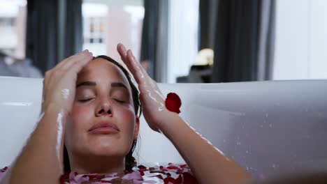 young woman enjoying time off