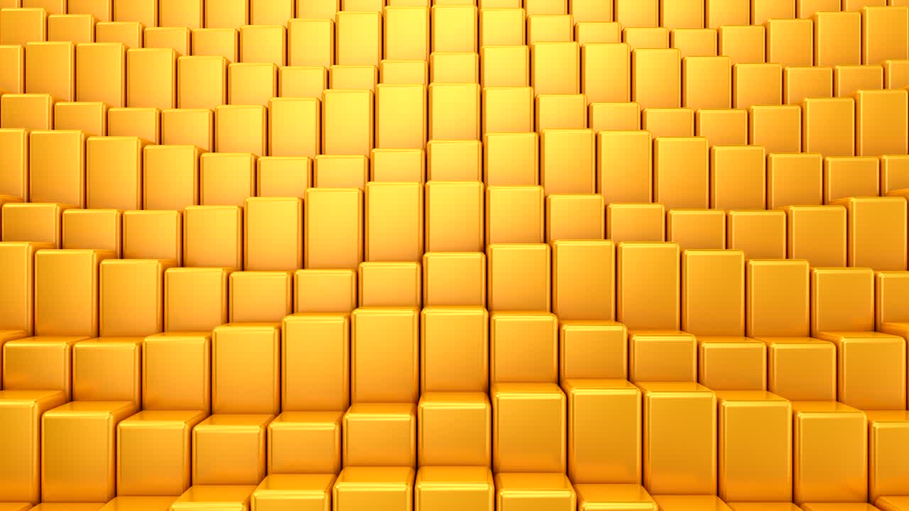 las cajas forman una onda