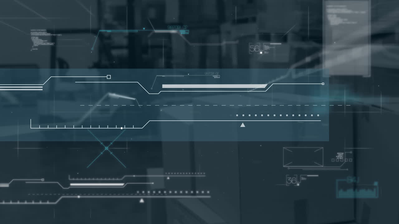 animación de los datos sobre el almacén