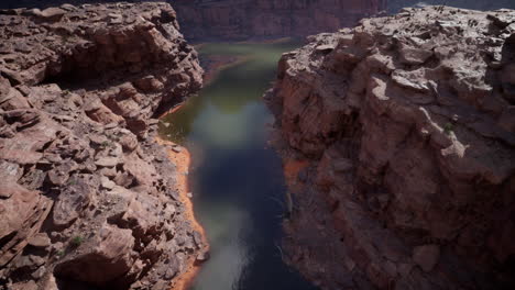 stunning view of a canyon with a river running through it