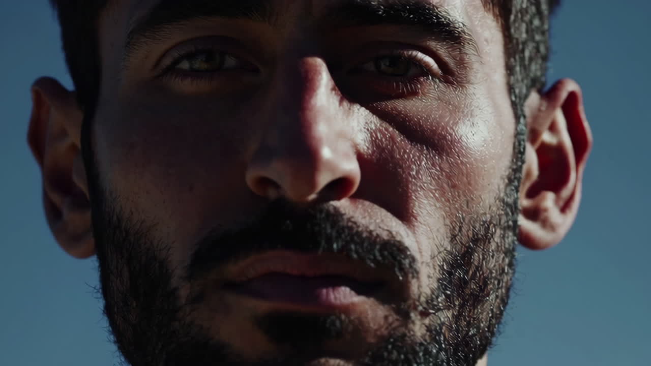 Close-up Portrait of a Man