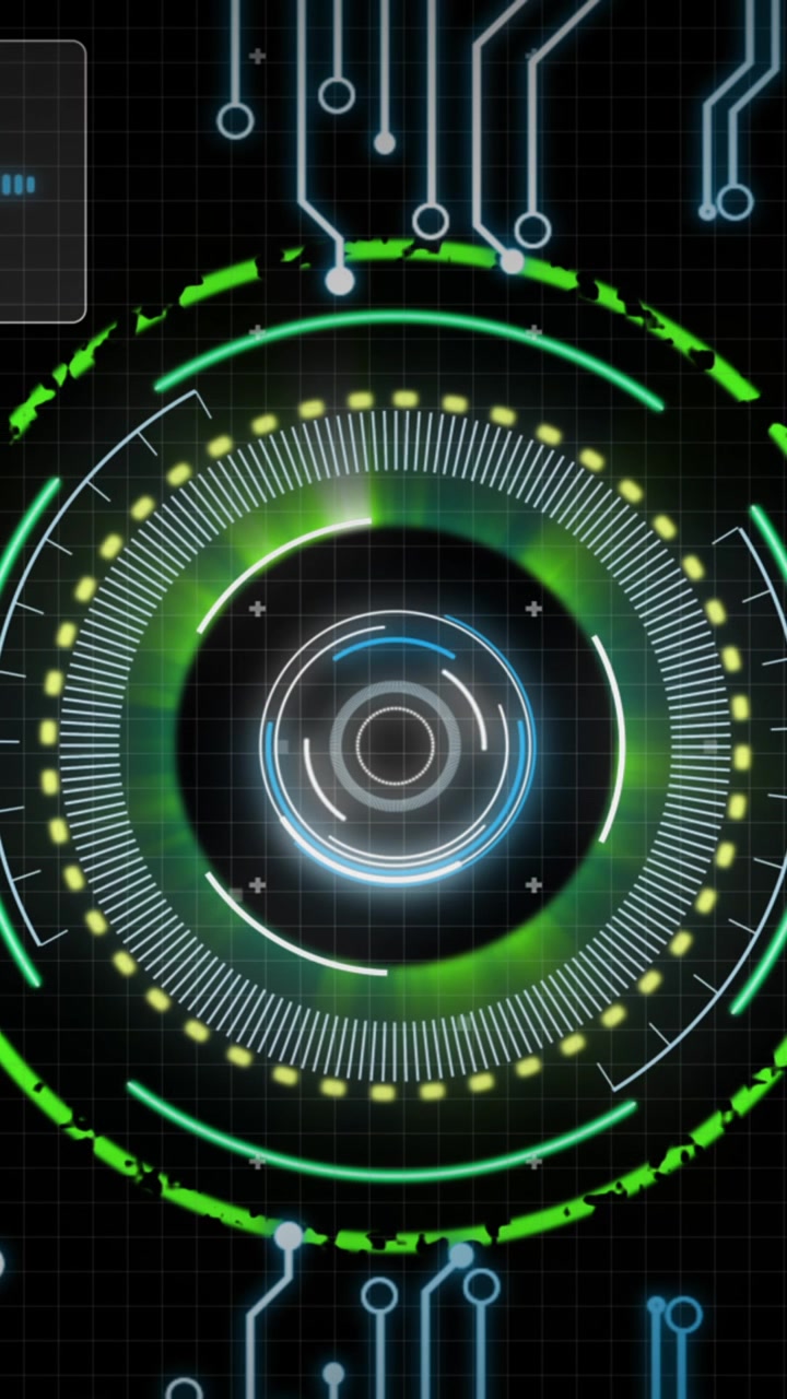 Animation of scope scanning and data processing over computer circuit board