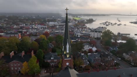 aerial orbit of annapolis maryland