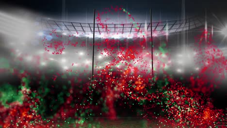 Animation-of-colorful-spots-over-stadium