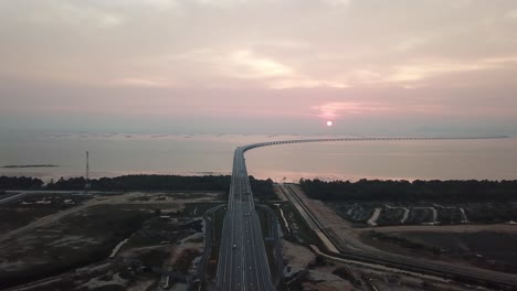 Aerial-view-Batu-Kawan-to-highway-Penang-Second-Bridge