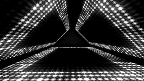 el escenario de dicko llevó a la danza de la luz - video de stock 4k - bucle