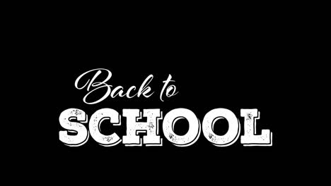 Animation-Von-Back-to-School-Text-Auf-Schwarzem-Hintergrund