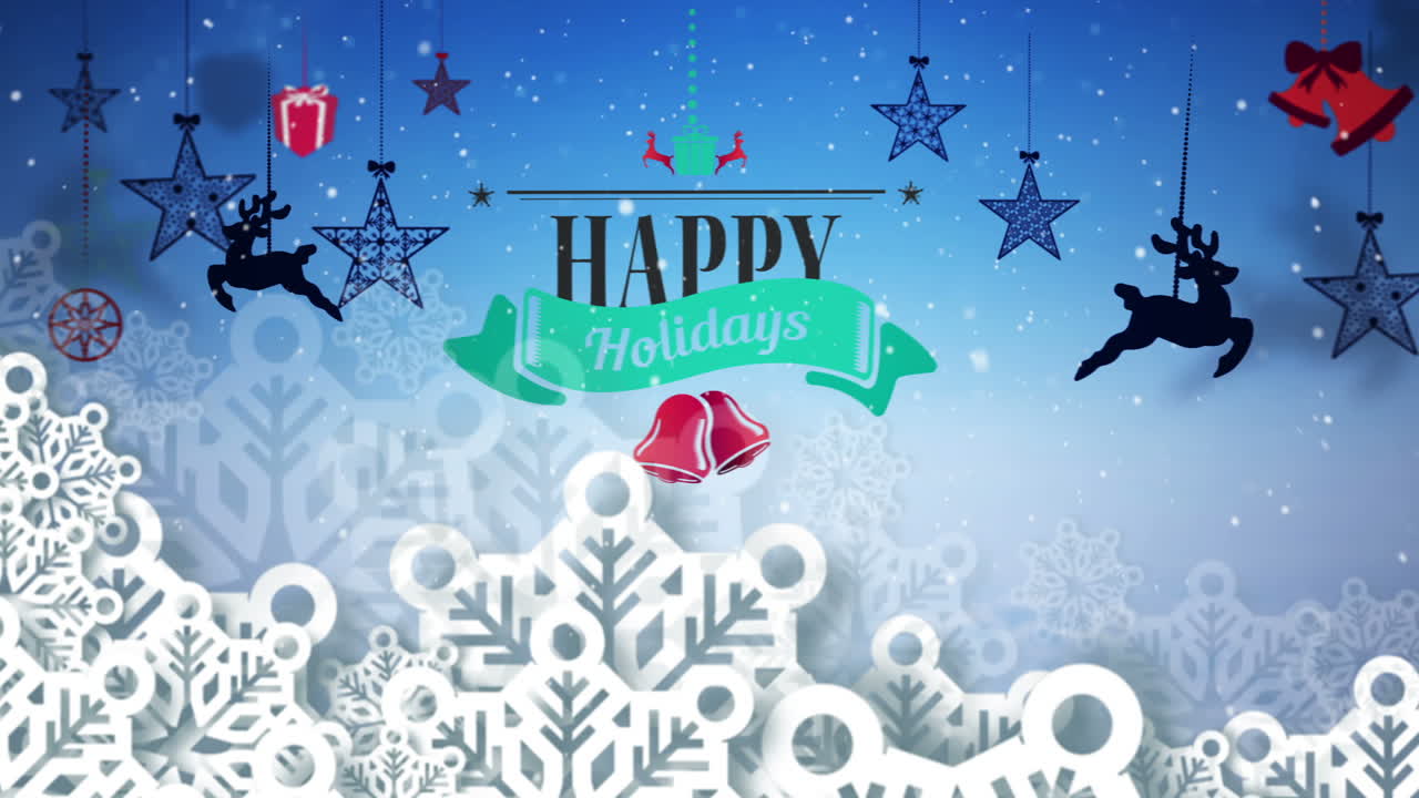 메시지와 함께 레트로 크리스마스 테이블로