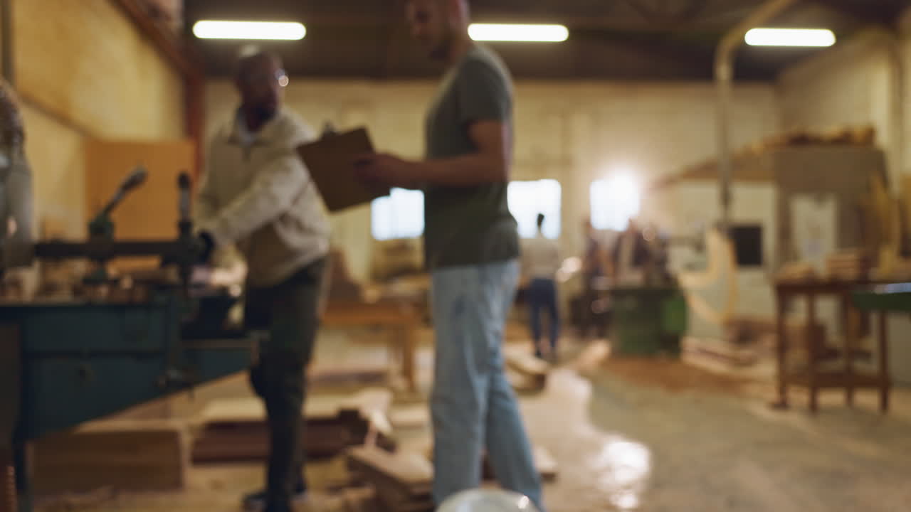 Woodworking Workshop with Men