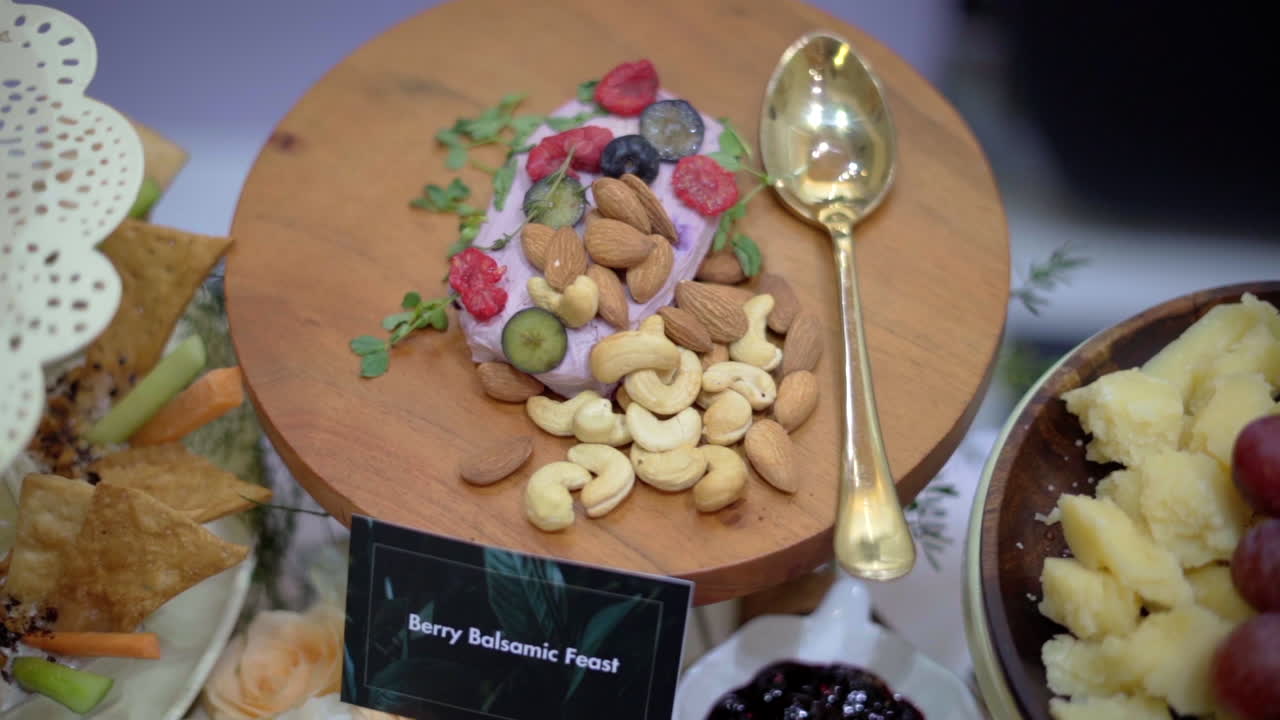 un banquete de bayas bálsamo sabroso desierto de kaju badam