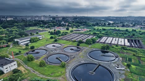 city waste management sewage and water treatment plants