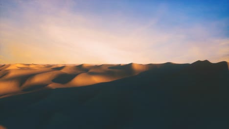 desert sand dunes at sunrise/sunset