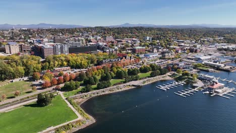 Luftbahn-Burlington-Vermont-Und-Lake-Champlain