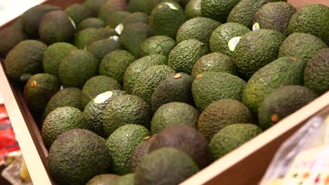 avocados on display