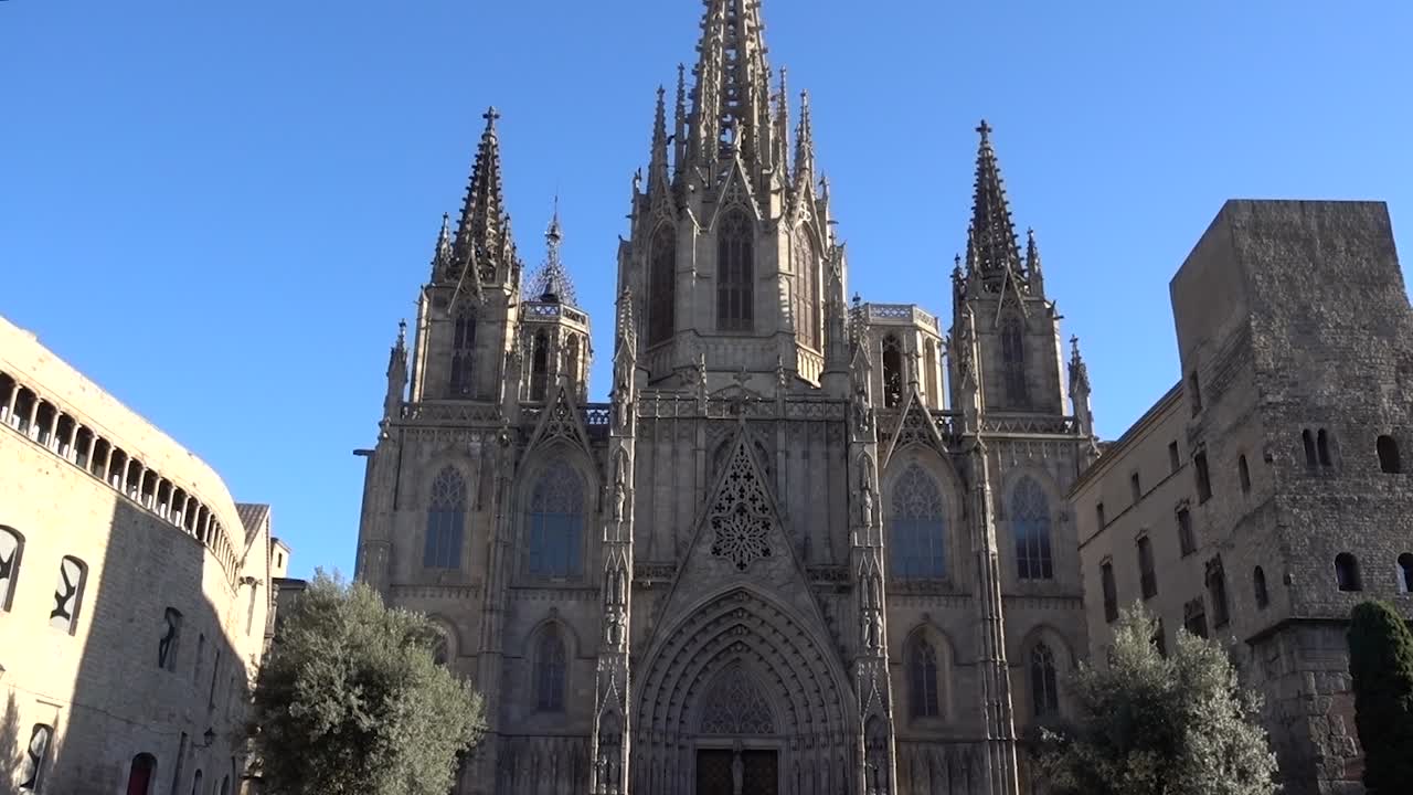 Gothic cathedral of Barcelona, Catalonia, Spain