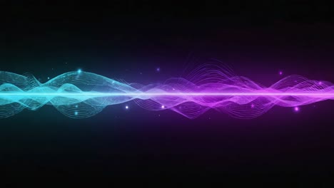 abstract wave background with light effects