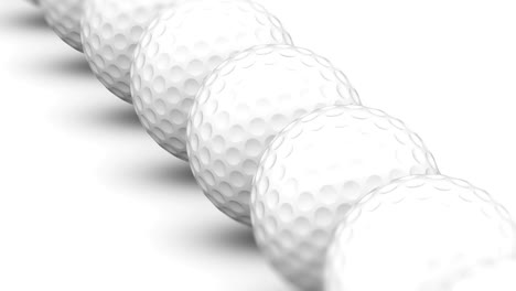 the golfball. looping footage has 4k resolution.