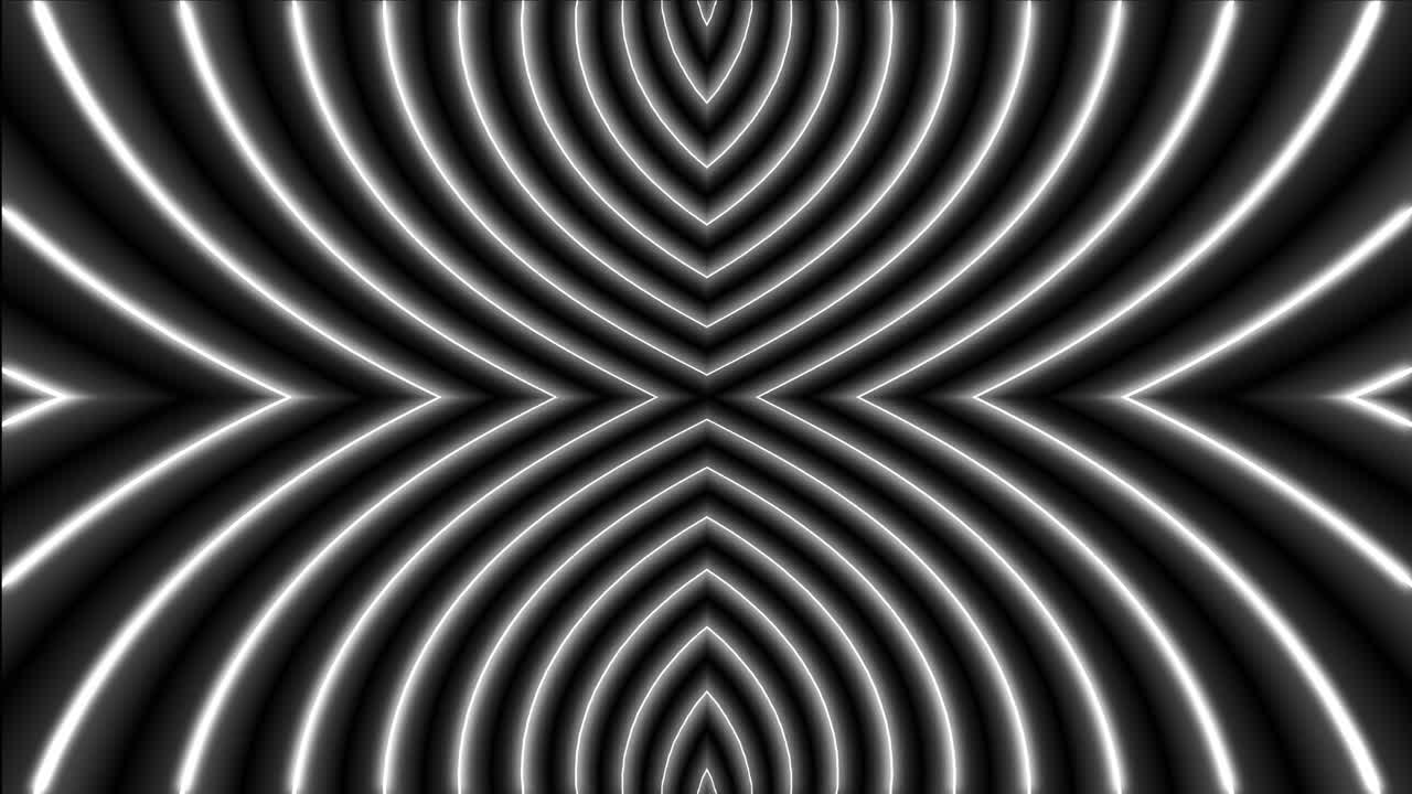 Abstract Geometric Pattern with Glowing Lines