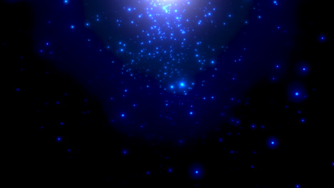 motion blue particles and stars in galaxy abstract background 8