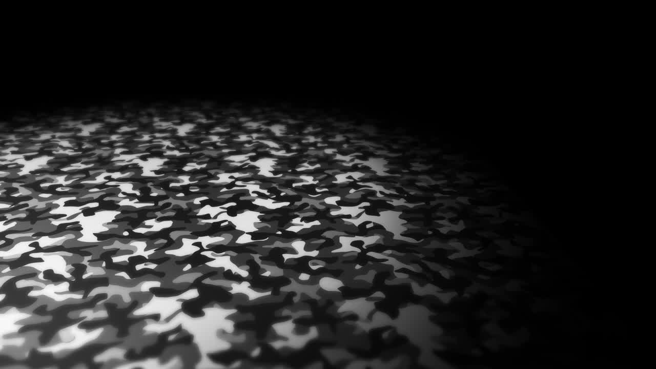 белый камуфляжный рисунок фона. концепция военной униформы. абстрактная линия и волновая текстура. циклная анимация.