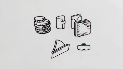 illustrations of financial and business related items