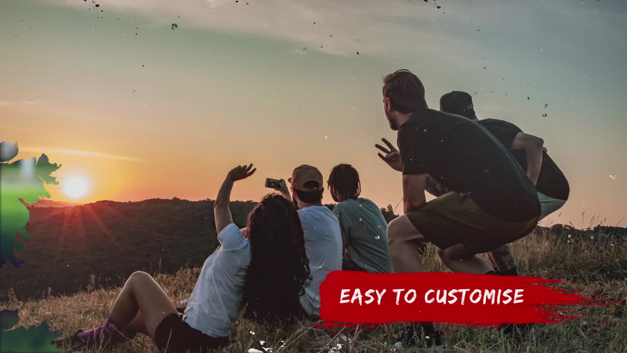 Inks Cinematic Slideshow – high-quality, easy-to-edit template. Drop media, edit text, add audio &amp; go!