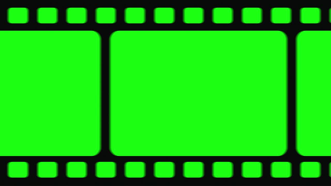 Film Strip Animated On Green Screen With Alpha Chanel Free Stock Video  Footage Download Clips