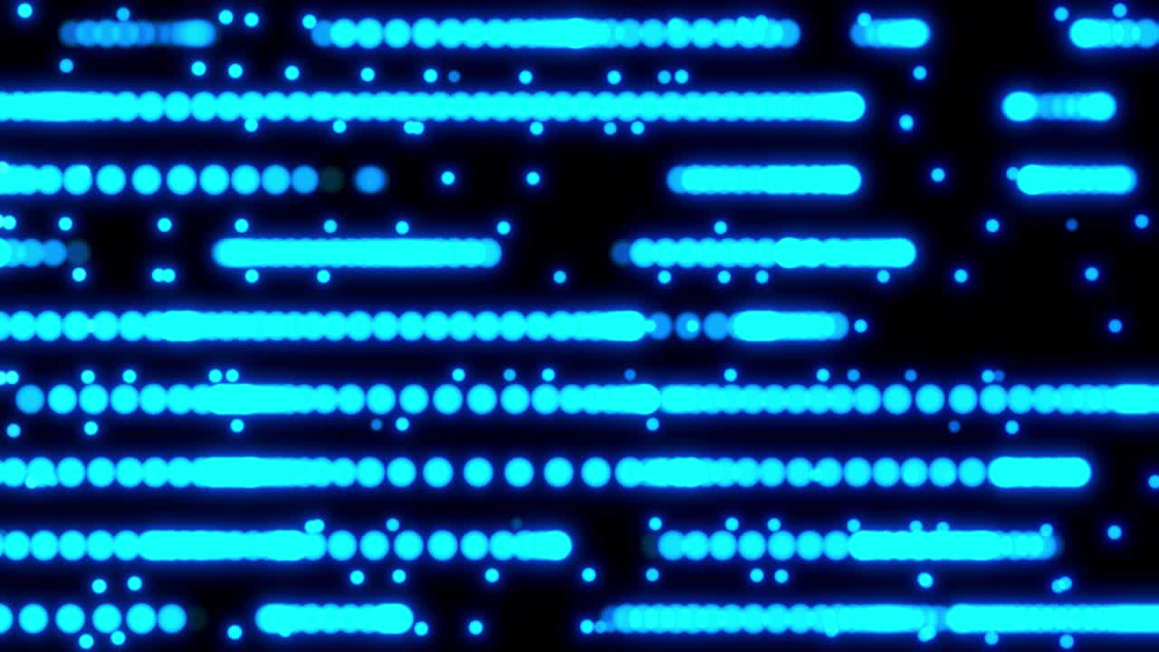 puntos ondulados creativos abstractos. inteligencia, concepto futurista binario. marco de alambre ondulado.