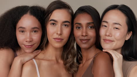 natural beauty, skincare and diversity with women