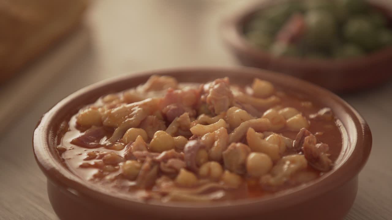 spanish callos, a typical stew with pork or beef tripe