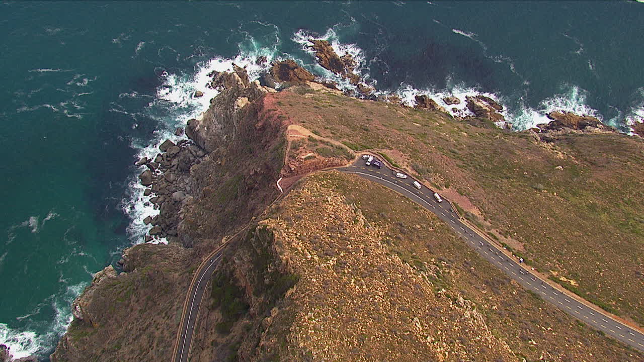 A top shot of Chapmans Peak drive