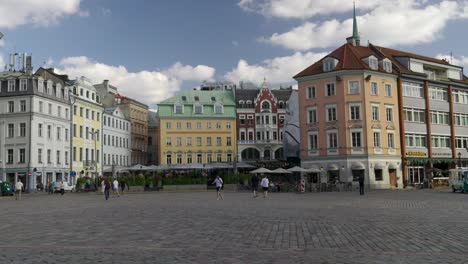 town square in riga, latvia